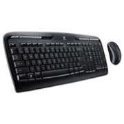 USB Wireless RF 2.40 GHz Keyboard - 115 Key - Black - USB Wireless RF Mouse - Optical - Scroll Wheel - Black - Multimedia, Calculator, Media Player, Email Hot Key(s) - AA, AAA - Compatible with Computer for PC - 1 Each