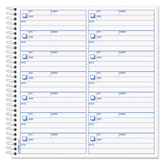Voice Mail Message Book, One-Part (No Copies), 4 x 1.14, 14 Forms/Sheet, 1,400 Forms Total