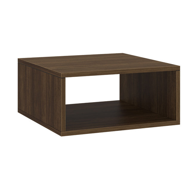 OfficeSource Reception Tables Cube Table (Requires Base) - Modern Walnut