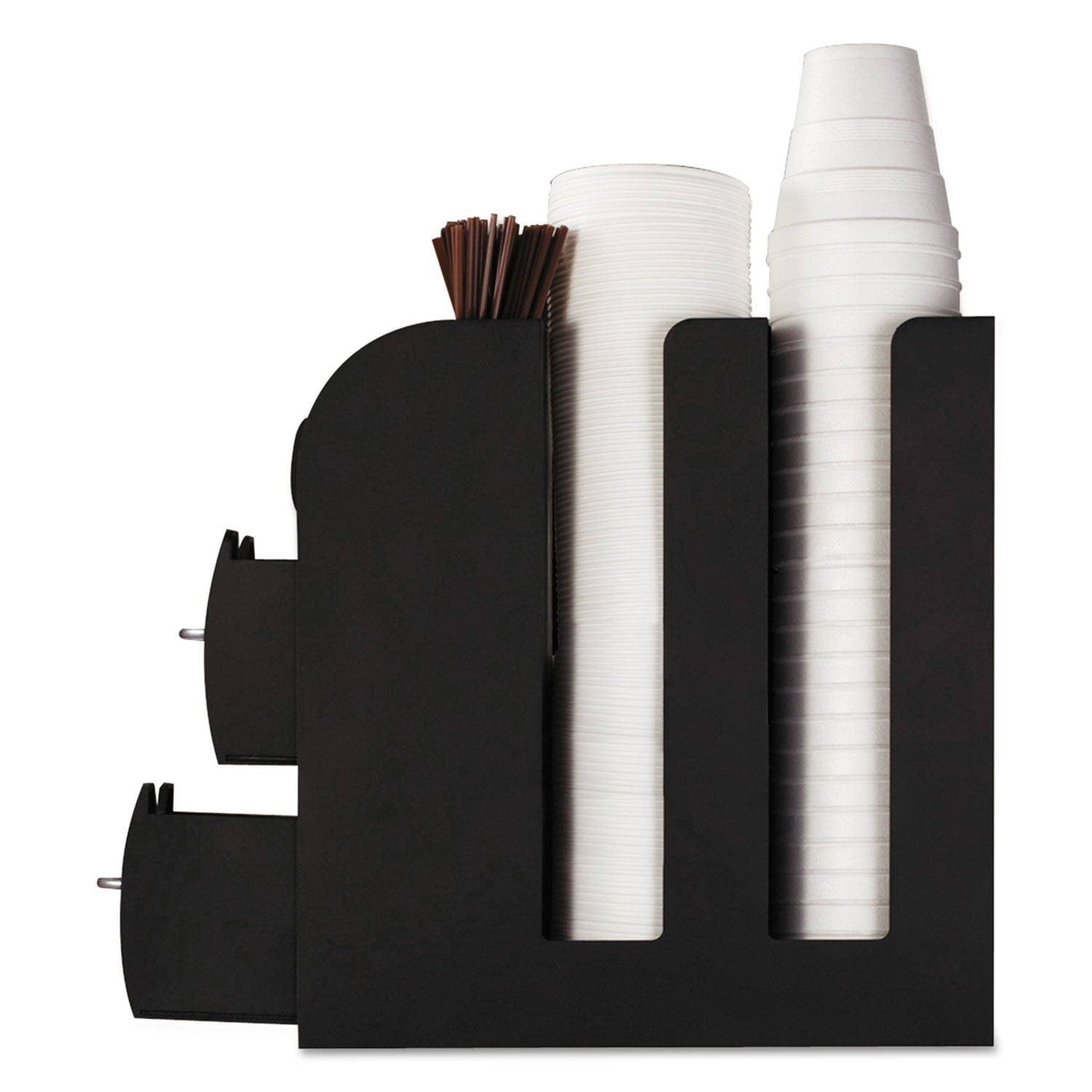 16 x Coffee/Tea Pod - 2 Drawer(s) - 12" Height x 6.50" Width x 11.75" Depth - Compact - Black - 1 Each