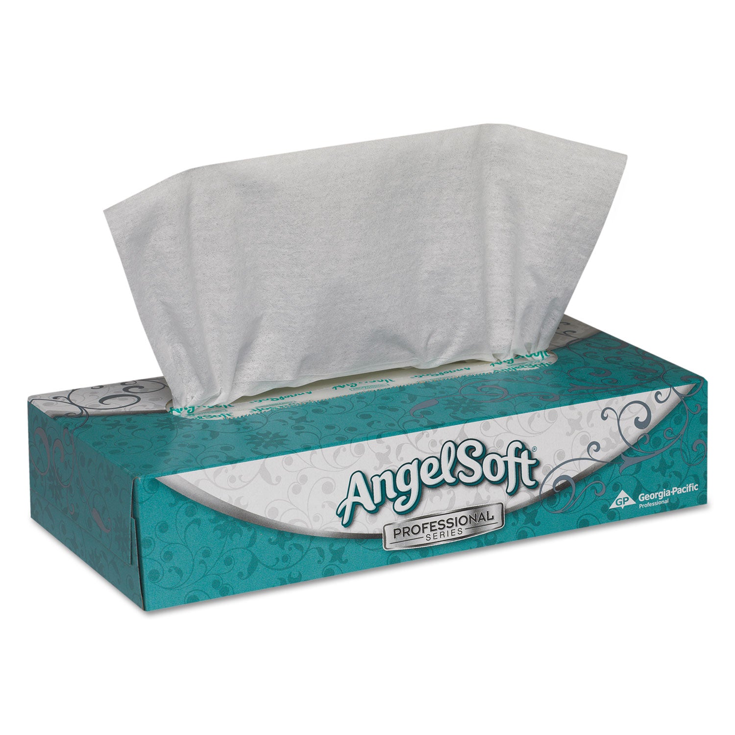 Angel Soft Professional Series Premium Facial Tissue - 2 Ply - 8.85" Width x 7.65" Length - White - Fiber - 100/Box - 30 / Carton