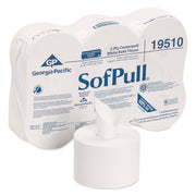 2 Ply - 5.25" Width x 8.40" Length - 1000 Sheets/Roll - 8.10" Roll Diameter - White - 6 / Carton