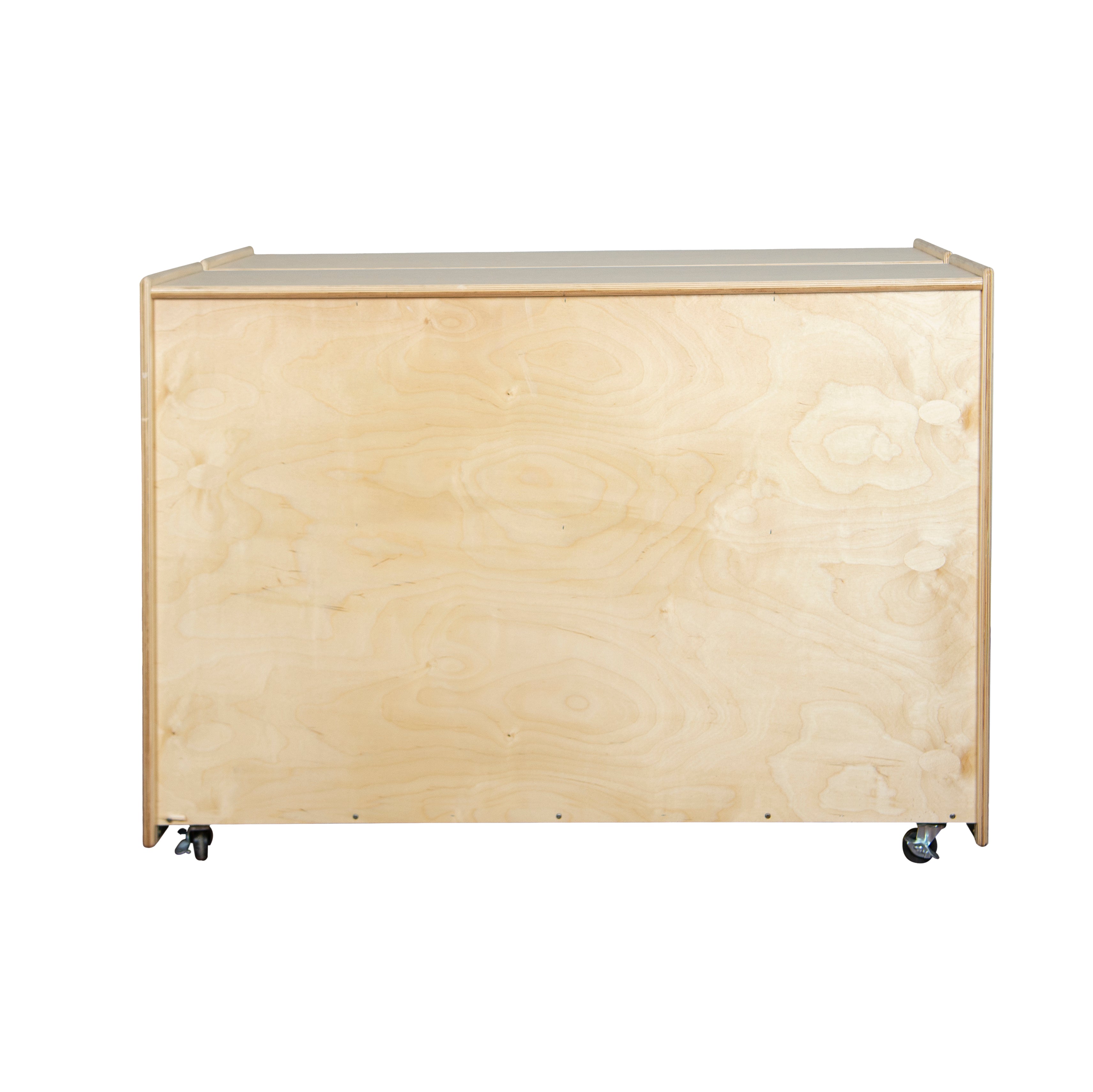 Tray and Shelf Folding Storage with (25) Brown Trays