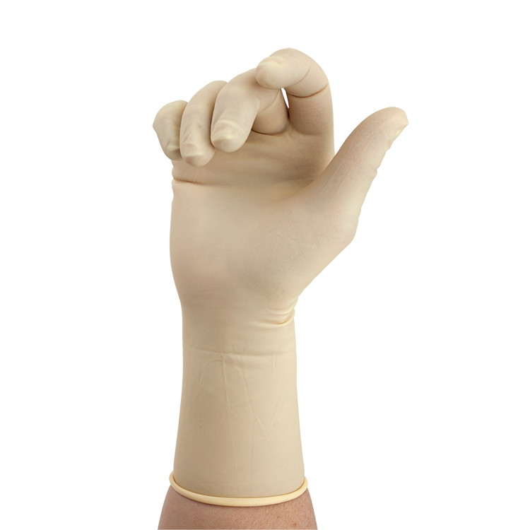 Sterile Latex Surgical Gloves, Size 7.5, Powder-Free - 50 pairs per Box/4 Boxes per Case