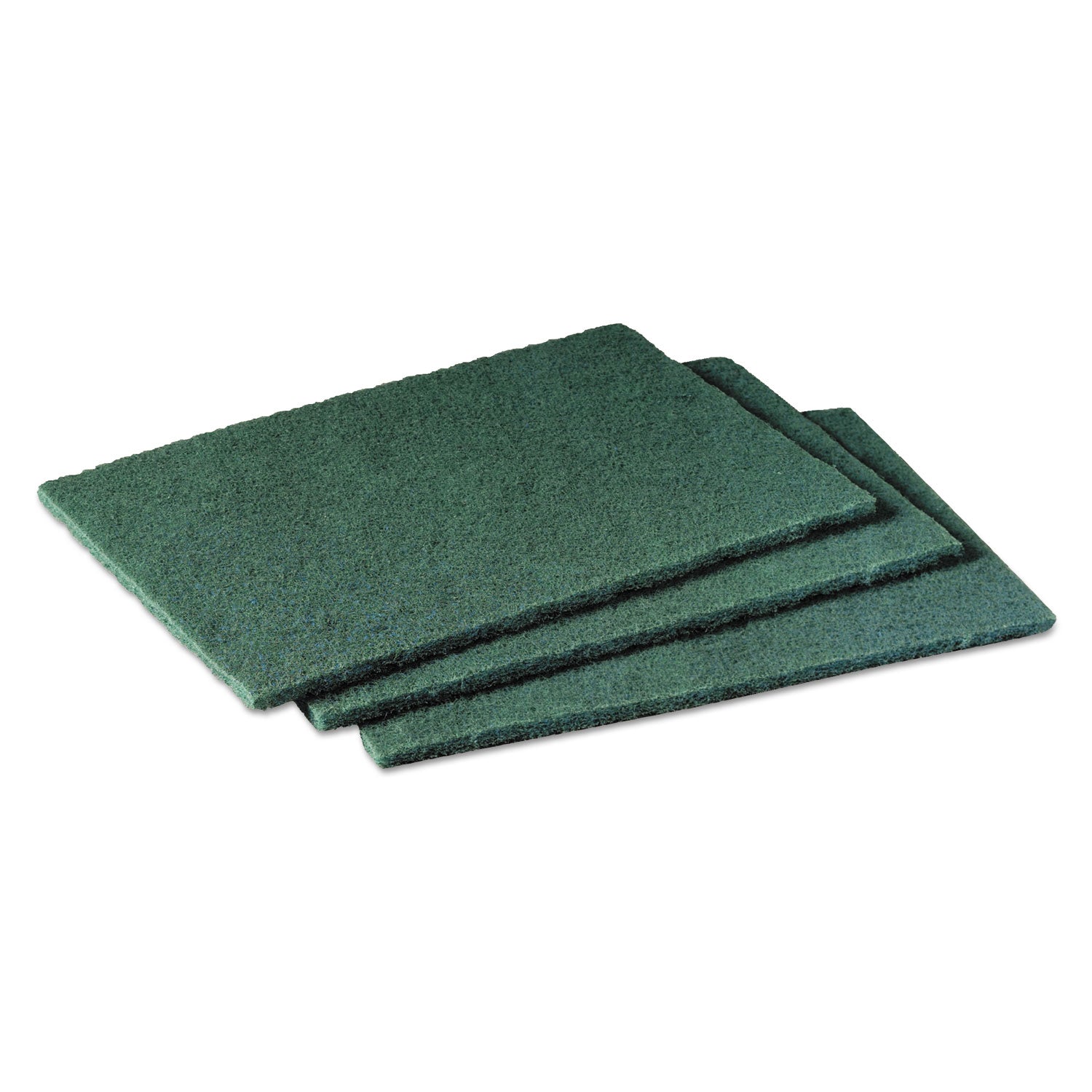 Scotch-Brite General-Purpose Scouring Pads - 6" Width x 9" Length - 10 / Pack - Synthetic Fiber - Green