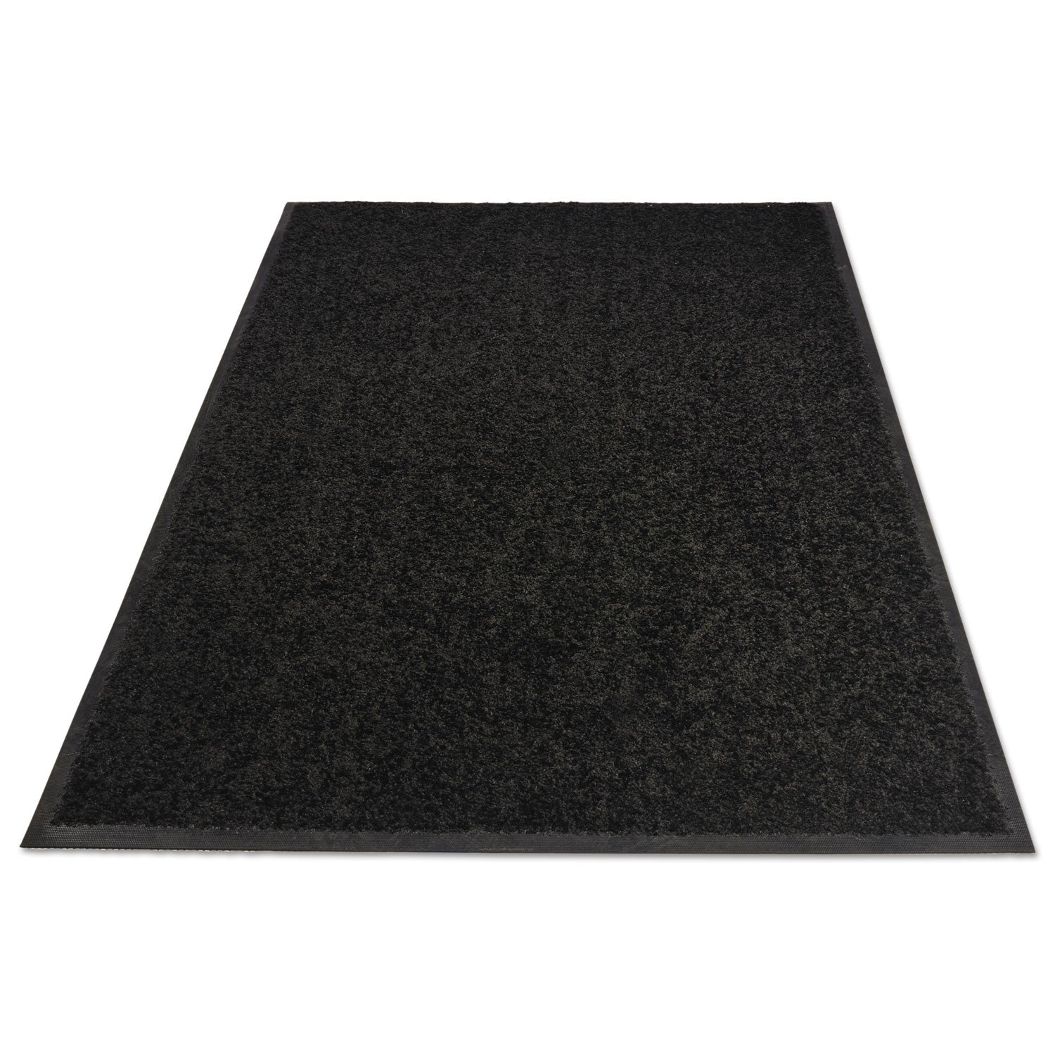 Indoor - 72" Length x 48" Width x 0.370" Thickness - Polypropylene - Black - 1 Each