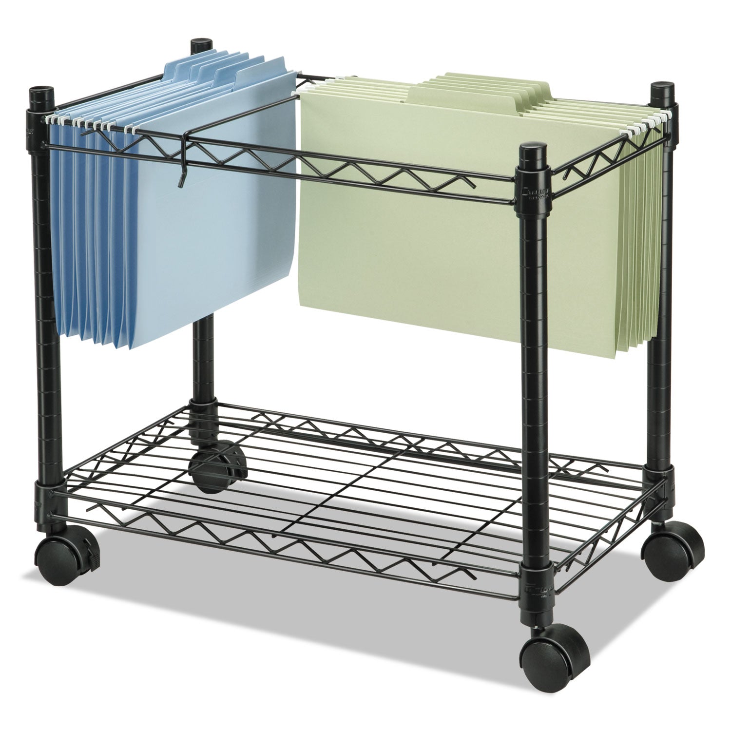 4 Casters - Metal, Steel - 24" Width x 14" Depth x 20.50" Height - Black - 1 Each