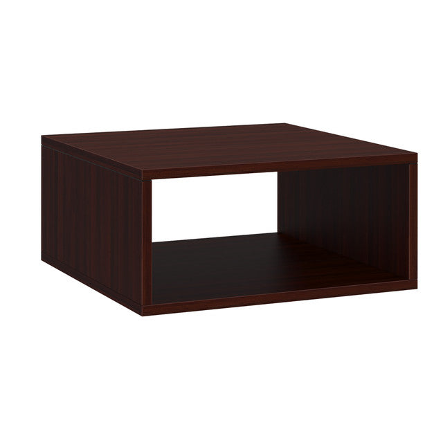 OfficeSource Reception Tables Cube Table (Requires Base) - Mahogany