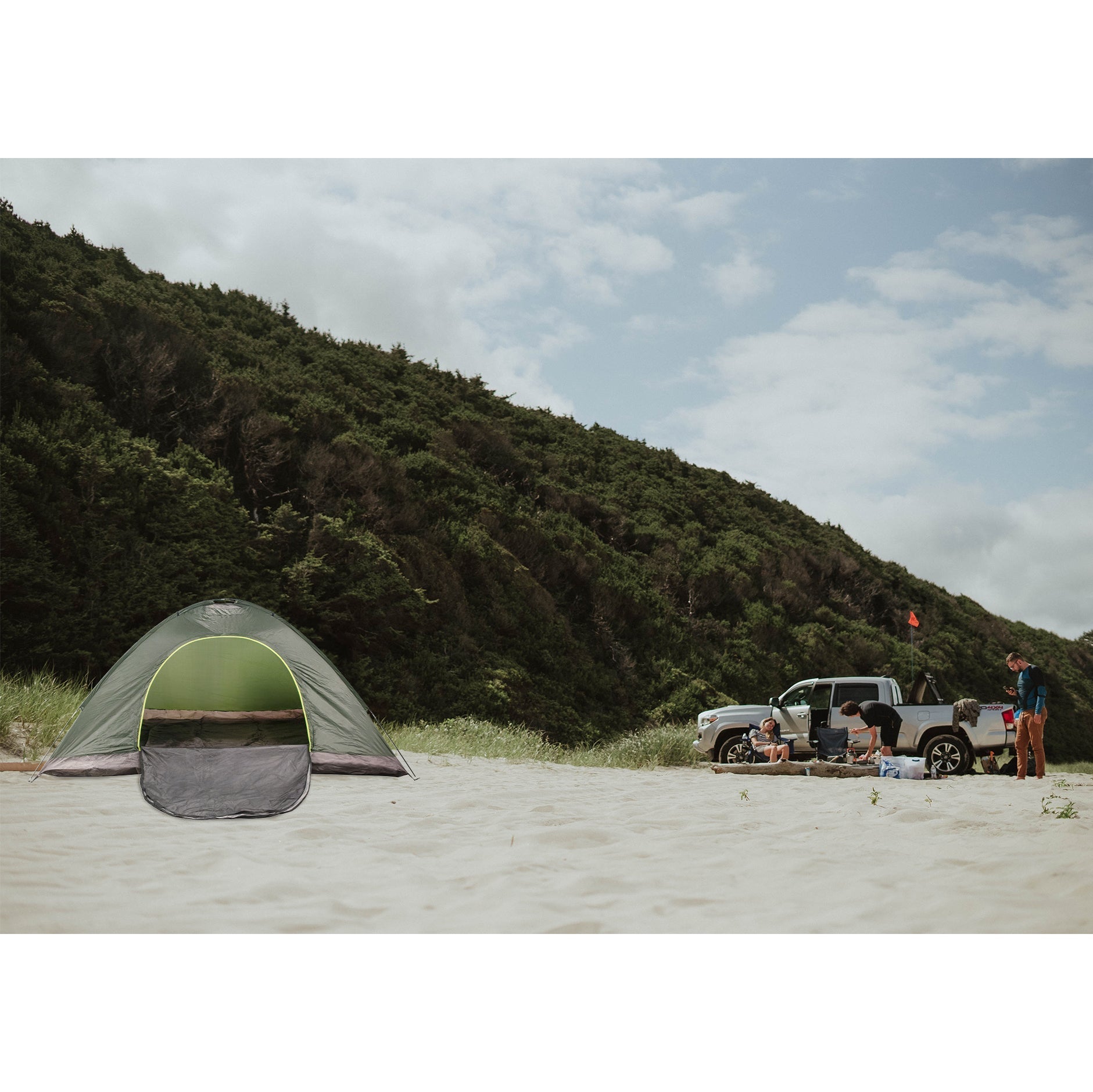 Dome Tent 5-6 Person - Hunter Green  - 5 in the Pack