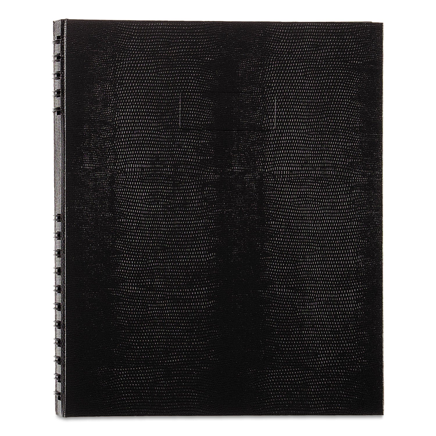 Rediform NotePro Twin-Wire Composition Notebook, Letter Size, 200 Sheets, 8.5" x 11", White Paper, Black Lizard Hard Cover, Micro Perforated, 1 Each
