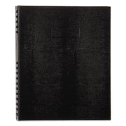 Rediform NotePro Twin-Wire Composition Notebook, Letter Size, 200 Sheets, 8.5" x 11", White Paper, Black Lizard Hard Cover, Micro Perforated, 1 Each