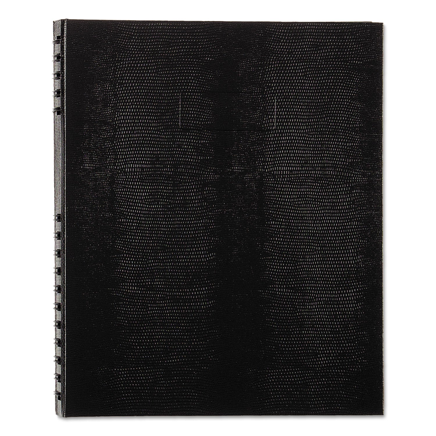 300 Sheets - Twin Wirebound - 11" x 8 1/2" Sheet Size - 9.50" Height x 15" Width x 12" Length - Black Cover - Hard Cover, Micro Perforated, Index Sheet, Self-adhesive, Pocket - Recycled - 1 Each