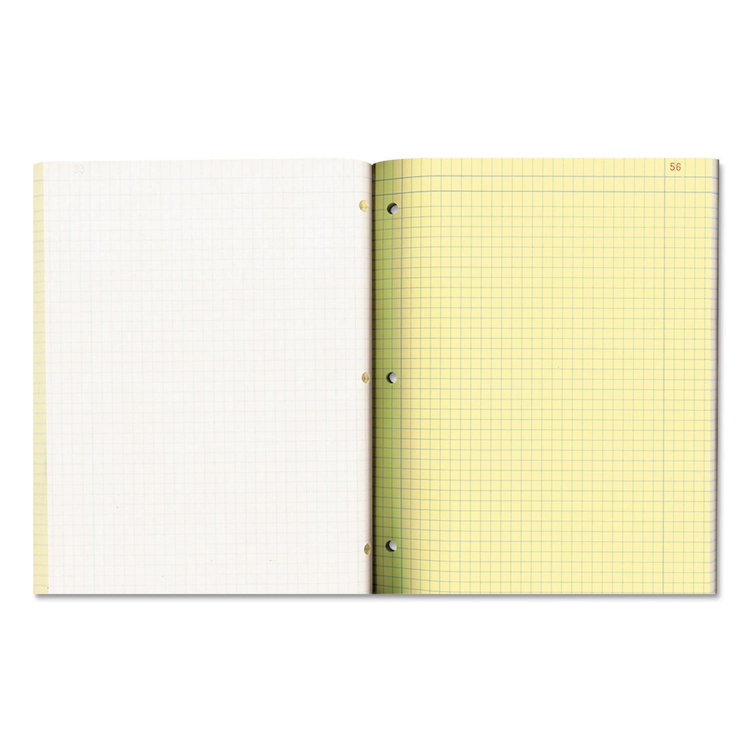 200 Sheets - Sewn - 9 1/4" x 11" Sheet Size - Brown Paper - Brown Pressboard Cover - Micro Perforated, Numbered, Perforated, Punched - 1 Each
