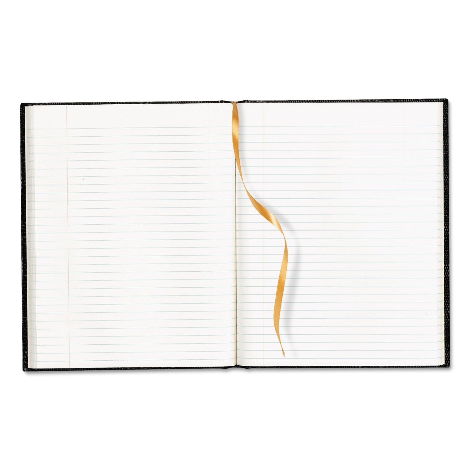 150 Sheets - Sewn - Ruled Margin - 18 lb Basis Weight - Letter - 8 1/2" x 11" Sheet Size - White Paper - Blue Textured Cover - Hard Cover - Recycled - 1 Each