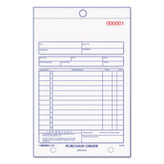 Rediform 2-part Carbonless Purchase Order Book - 50 Sheet(s) - 2 Part - Carbonless Copy - 5.50" x 7.87" Sheet Size - Assorted Sheet(s) - Blue Print Color - 1 Each