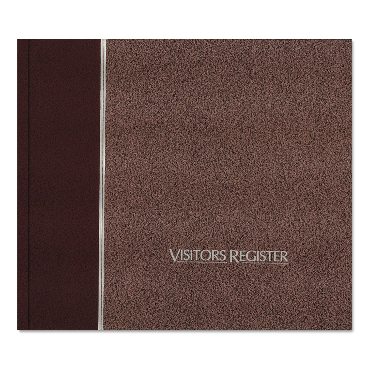 128 Sheet(s) - Thread Sewn - 9.87" x 8.50" Sheet Size - Burgundy - White Sheet(s) - Burgundy Cover - Recycled - 1 Each