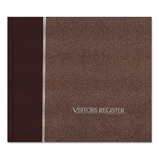 128 Sheet(s) - Thread Sewn - 9.87" x 8.50" Sheet Size - Burgundy - White Sheet(s) - Burgundy Cover - Recycled - 1 Each