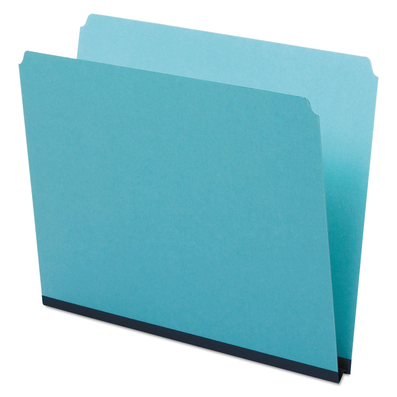 Pendaflex Letter Recycled Top Tab File Folder - 8 1/2" x 11" - 1" Expansion - 25 pt. - Tyvek, Pressboard - Blue - Reinforced, Heavy Duty - 60% Recycled - 25 / Box