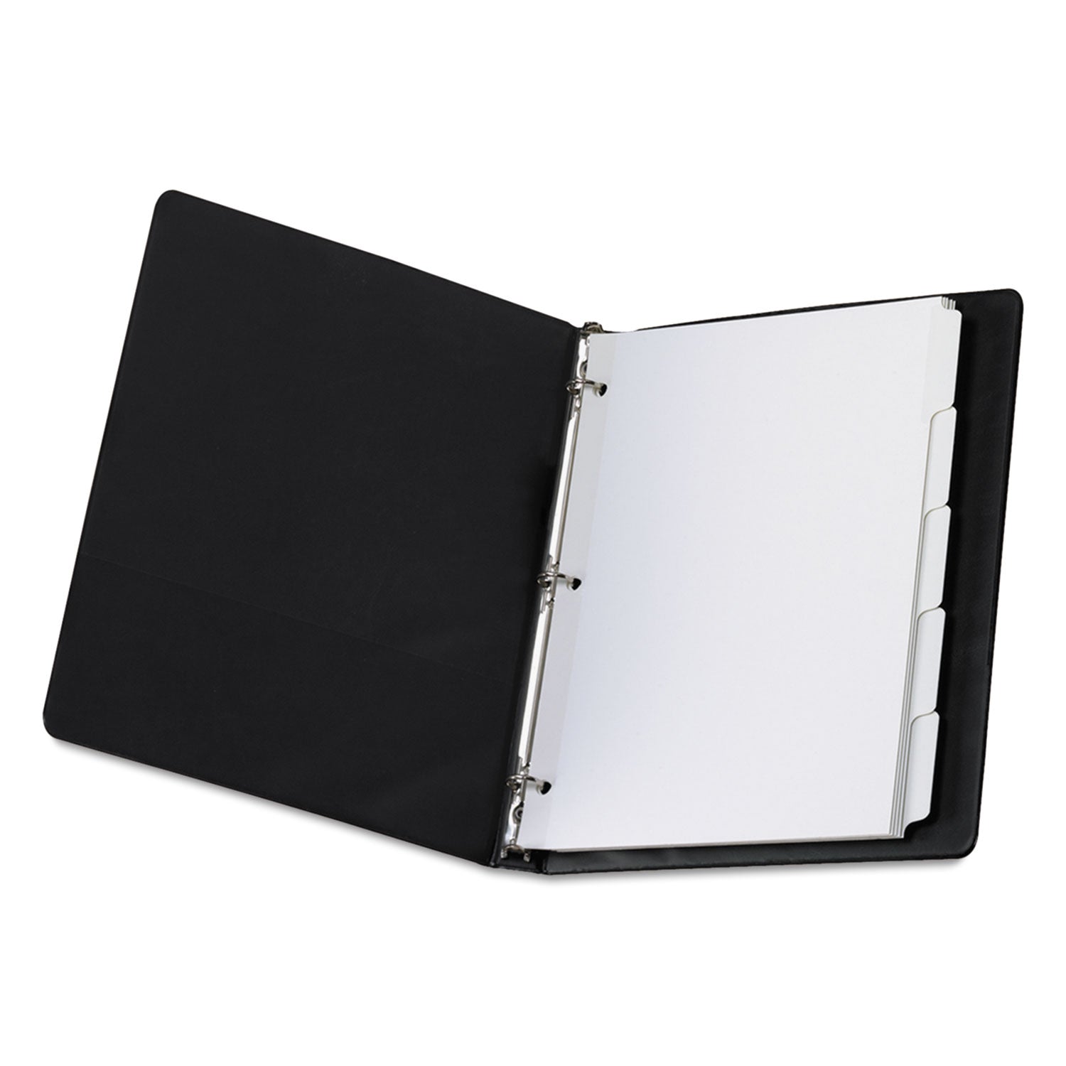 Print-on Tab(s) - 5 Tab(s)/Set - 3 Hole Punched - Self-adhesive, Removable - White Divider - Rip Proof, Reinforced Edges, Heavyweight - 1 Box