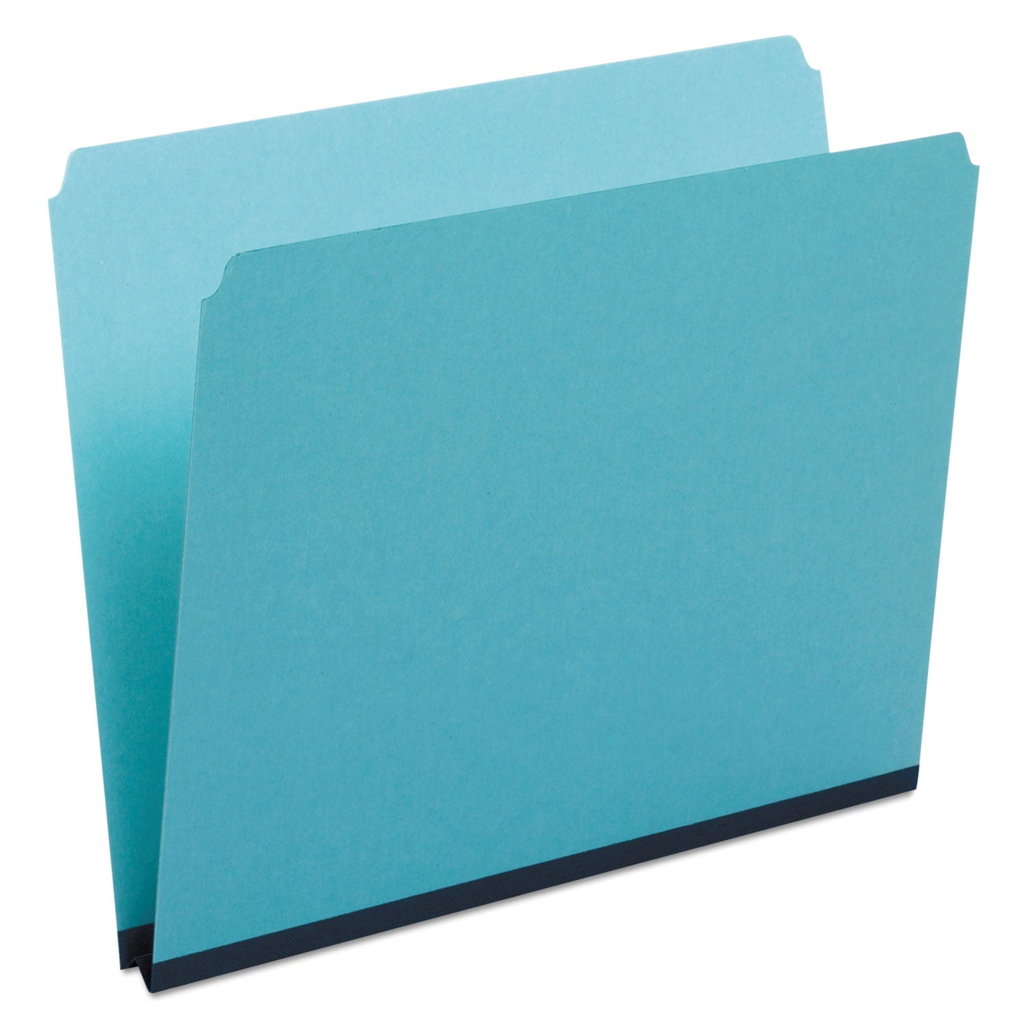 Pendaflex Letter Recycled Top Tab File Folder - 8 1/2" x 11" - 1" Expansion - 25 pt. - Tyvek, Pressboard - Blue - Reinforced, Heavy Duty - 60% Recycled - 25 / Box