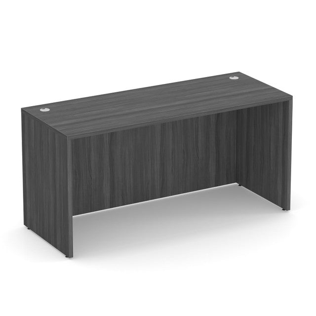 OfficeSource Laminate 60"W Credenza Shell - Coastal Gray