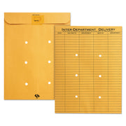 Inter-department - 10" Width x 13" Length - 32 lb - Self-sealing - Light Brown - Kraft - 100 / Box