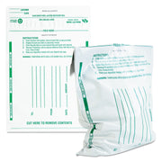 Quality Park Night Deposit Bags - 13" Length x 10" Width - White - Polyethylene - Deposit - 100 / Pack