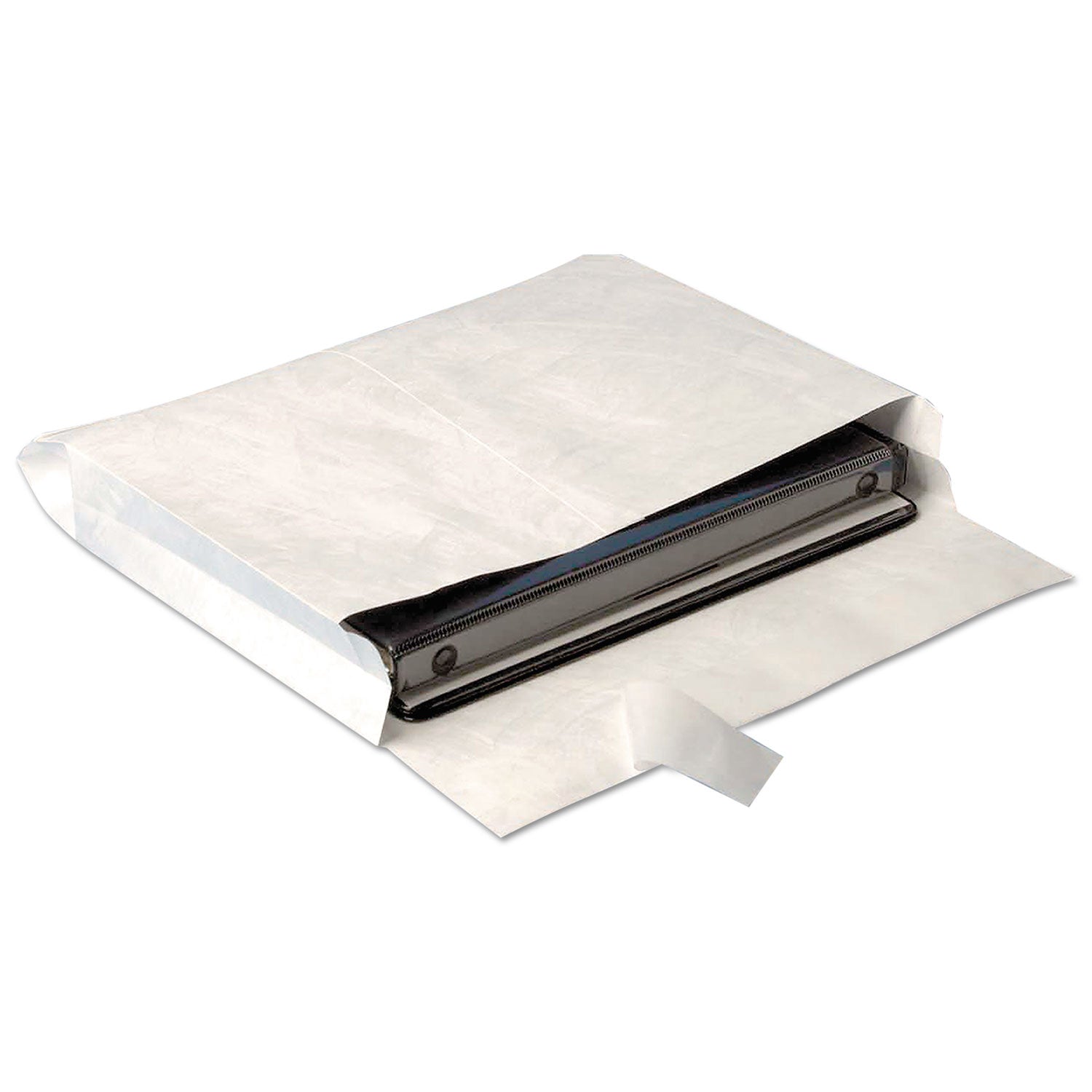Survivor&reg; 10 x 13 x 2 DuPont Tyvek Expansion Mailers with Self-Seal Closure - Expansion - 10" Width x 13" Length - 2" Gusset - 14 lb - Peel & Seal - White - Tyvek - 100 / Carton