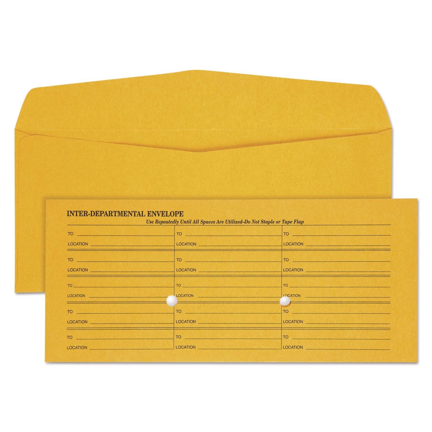 Multipurpose - 10 3/8" Width x 4 1/2" Length - Flap - Kraft - Kraft - 500 / Box
