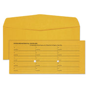 Multipurpose - 10 3/8" Width x 4 1/2" Length - Flap - Kraft - Kraft - 500 / Box