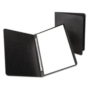 Oxford Letter Recycled Report Cover - 8 1/2" x 11" - Prong Fastener - 3" Fastener Capacity for Folder - Pressguard - Black - 65% Recycled - 1 Each