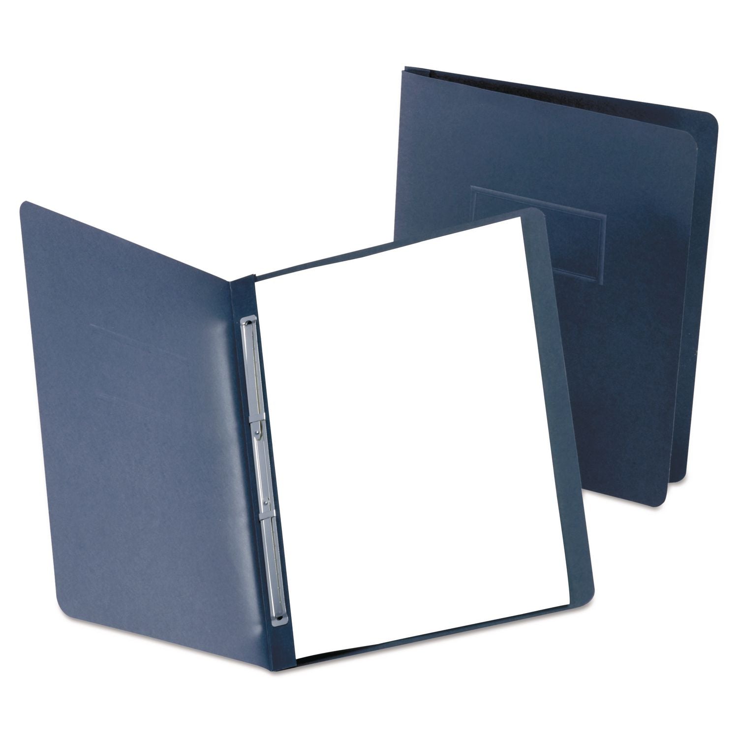 8 1/2" x 11" - 500 Sheets Capacity - 2 x Prong Fastener(s) - 3" for Folder - Black - Flexible, Embossed - 0% Fiber Recycled - 25 / Box