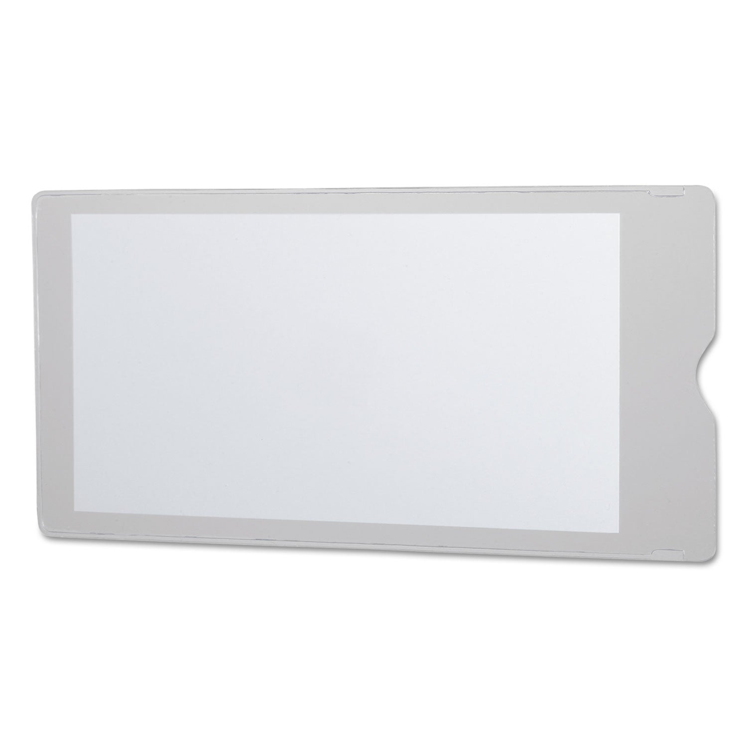 Oxford File Jacket, 9" x 4", Clear Vinyl, Durable, Water Proof, Heavy Duty, Tear Resistant, 50/Box
