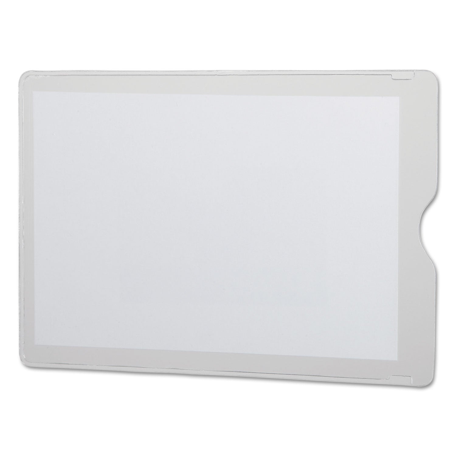 Oxford File Jacket, 6" x 4", Clear Vinyl, Durable, Waterproof, Heavy Duty, 50 per Box