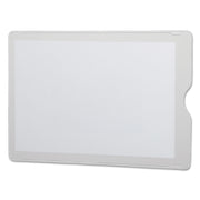 Oxford File Jacket, 6" x 4", Clear Vinyl, Durable, Waterproof, Heavy Duty, 50 per Box