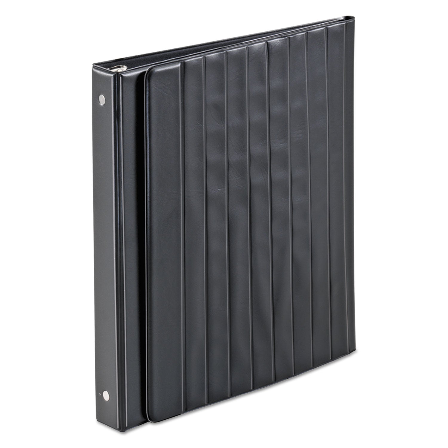 1" Binder Capacity - Letter - 8 1/2" x 11" Sheet Size - 225 Sheet Capacity - 3 Ring(s) - Fastener(s): Round Ring - Vinyl - Black - 1.04 lb - Hook & Loop Closure - 1 Each