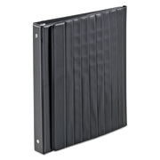 1" Binder Capacity - Letter - 8 1/2" x 11" Sheet Size - 225 Sheet Capacity - 3 Ring(s) - Fastener(s): Round Ring - Vinyl - Black - 1.04 lb - Hook & Loop Closure - 1 Each