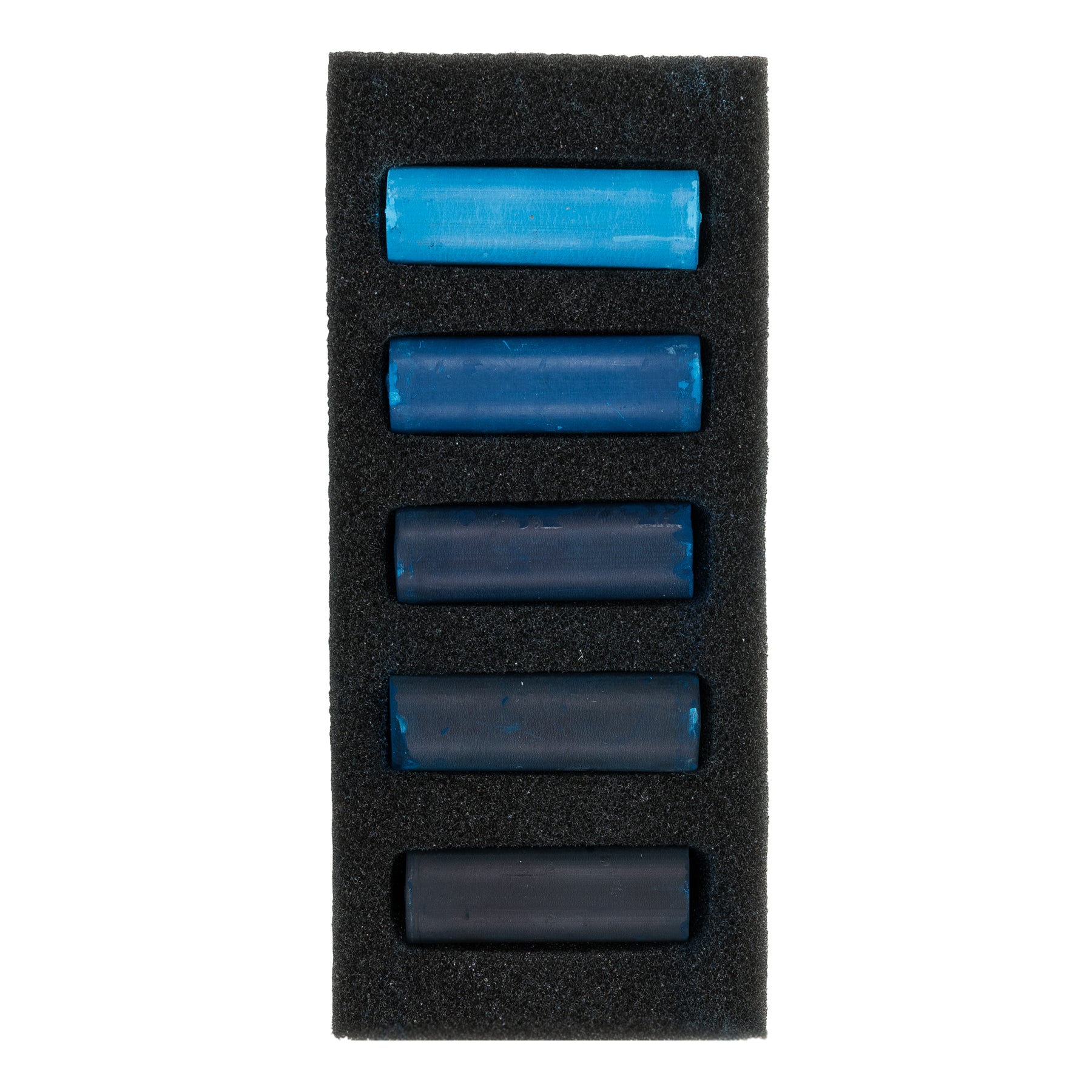 Soft Pastels Micro Sets, 5 Half Sticks, Warm Blues