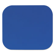 Fellowes Mouse Pad - 0.13" Height x 9" Width x 8" Depth - Blue - Rubber - Scratch Resistant - 1 Each