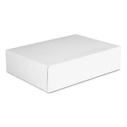 Clay-Coated Donut Boxes, 12.88 x 23 x 12.75, White, Paper, 125/Carton