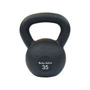 Cast Iron Powder Coated Black Kettle Bell 35Lb