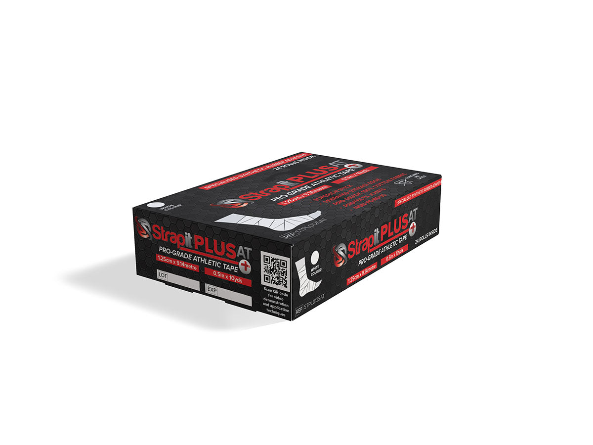 Strapit Plus with AT Tape, 0.5 in x 10 yds, Case of 24 Rolls