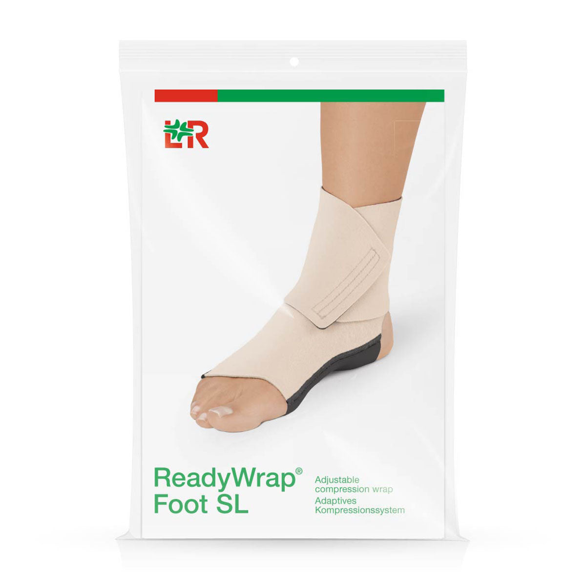 ReadyWrap Foot SL, Long, Right Foot, Black, X-Large