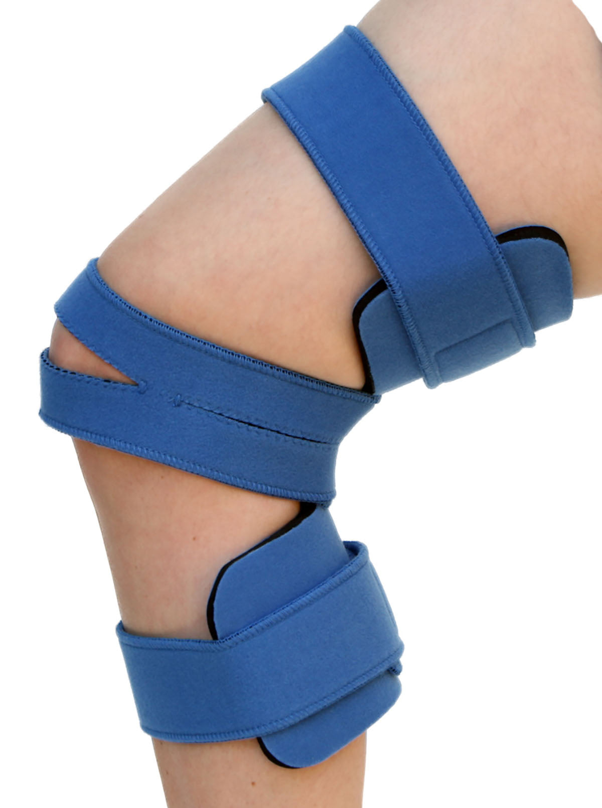 Comfy Splints, Knee Orthosis with Neoprene Cover, Pediatric, Light Blue, Medium