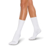 SmartKnit Socks, CooLMax, Crew Height, White, Regular, X-Large, Pair