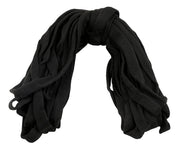 CanDo Black Polyester Stockinette - 1" x 25 yard