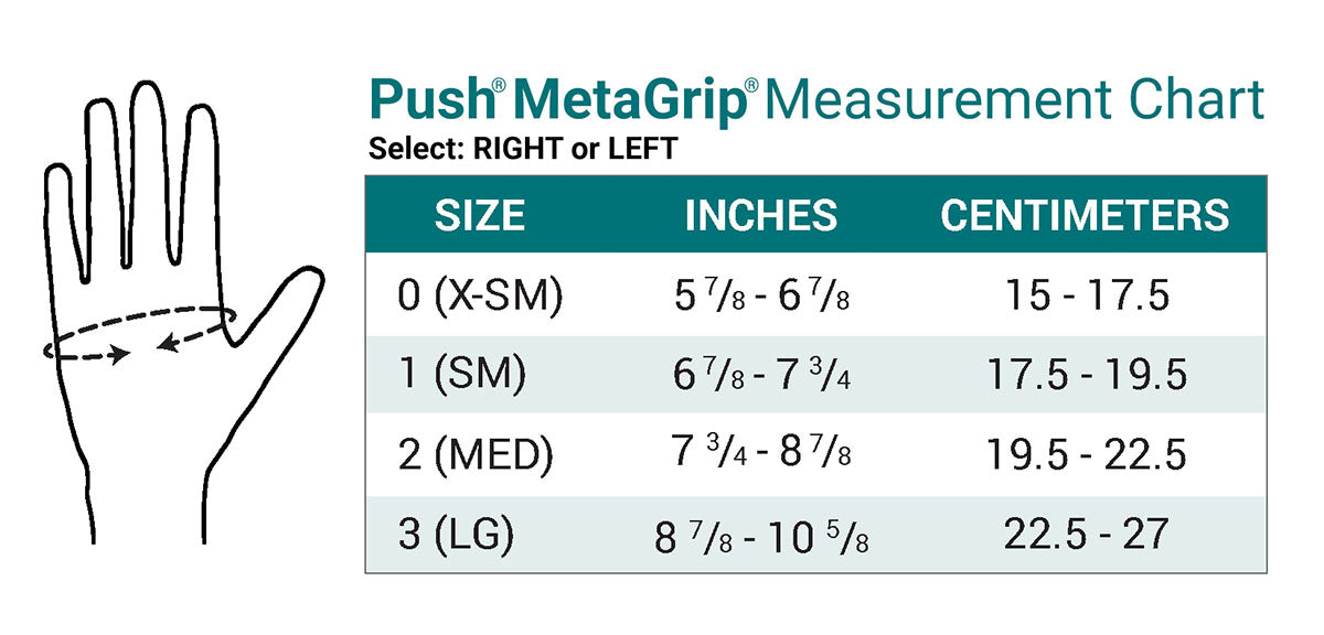 Push MetaGrip CMC Thumb Brace, Right, Size 3