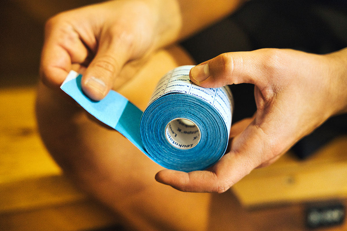 Leukotape K, 2" x 5.5 yd, Blue, Pack of 5