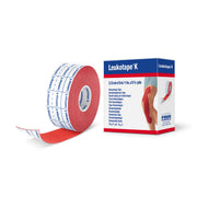 Leukotape K, 1" x 5.5 yd, Red, Pack of 5