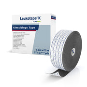 Actimove Leukotape K, 2" x 27 yd, Black, 1 Bulk Roll